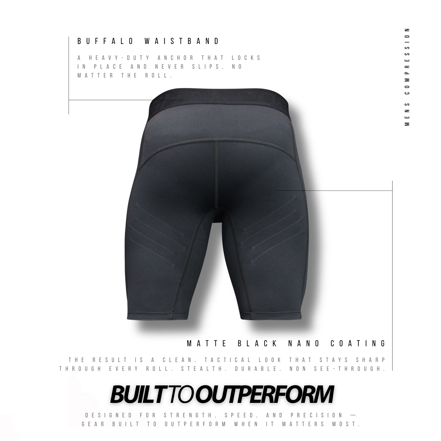 Mens Roshi Compression Shorts