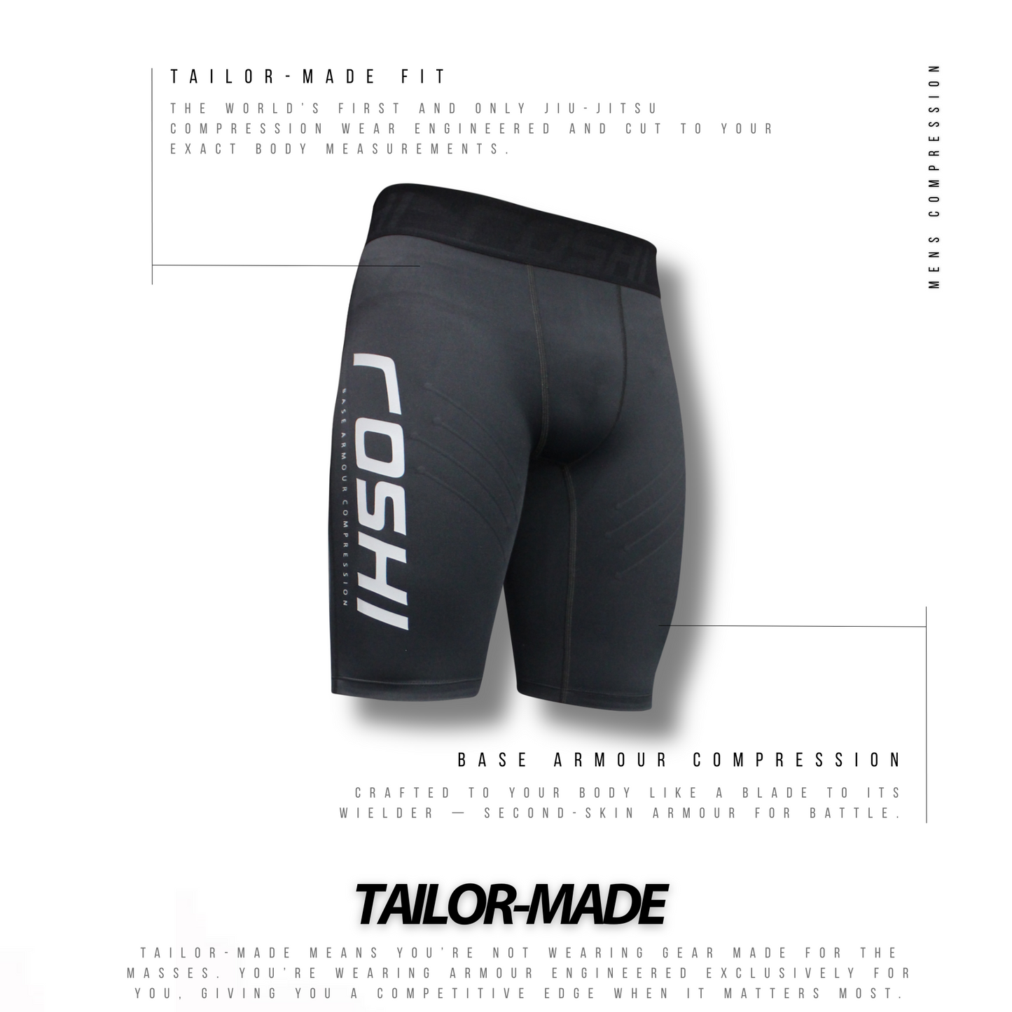 Mens Roshi Compression Shorts