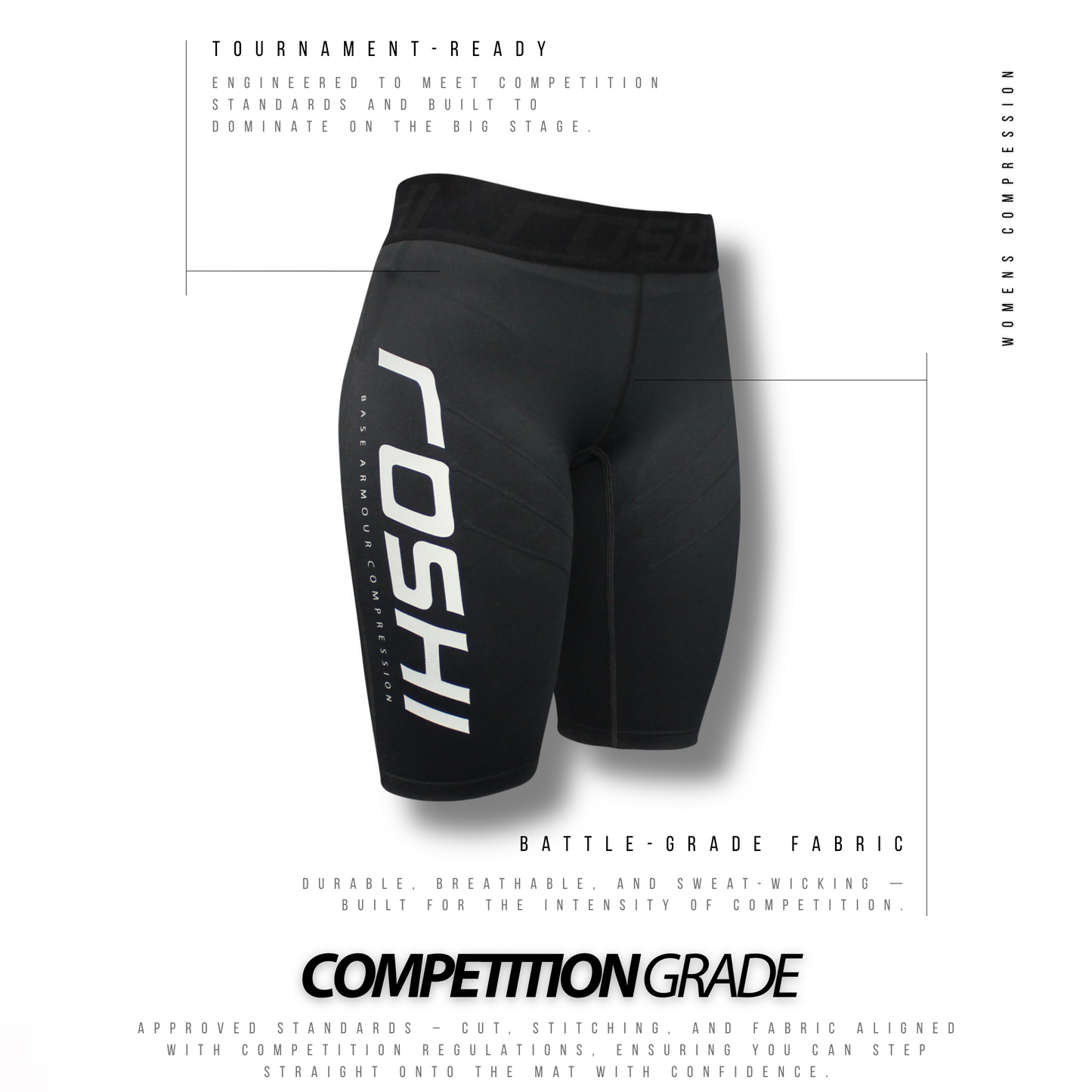 Womens Roshi Compression Shorts