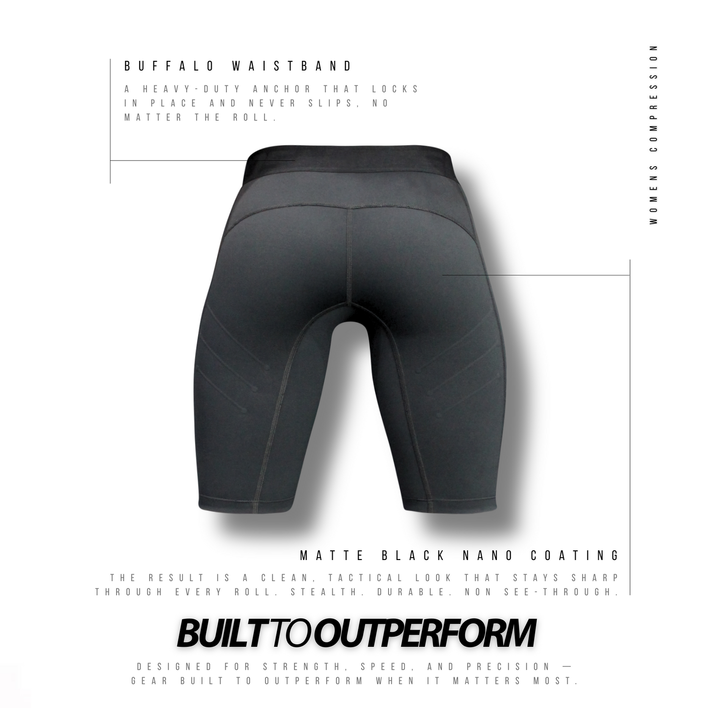 Womens Roshi Compression Shorts